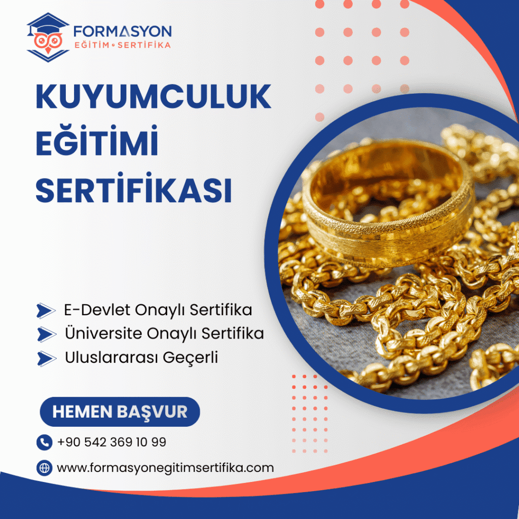 Kuyumculuk Eğitimi Sertifikası programı