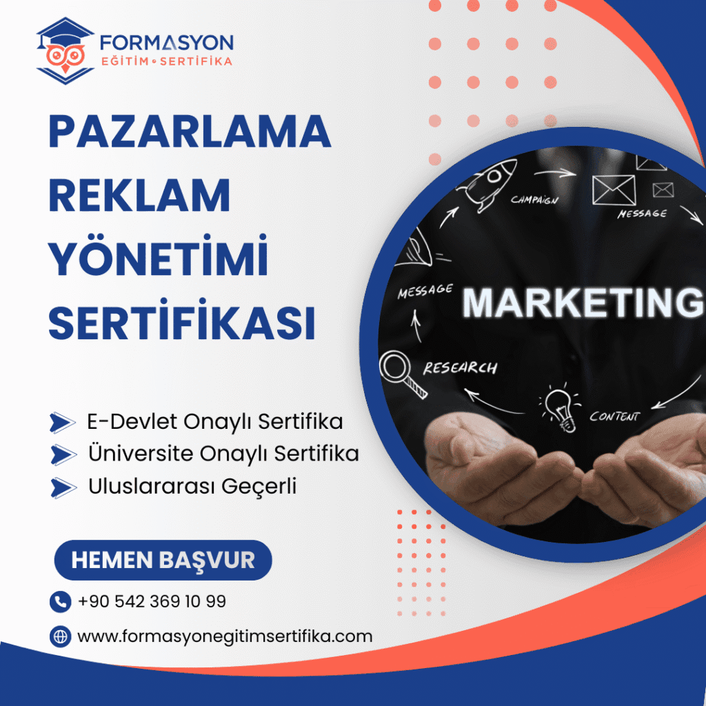 Pazarlama Reklam Yönetimi Sertifikası programı