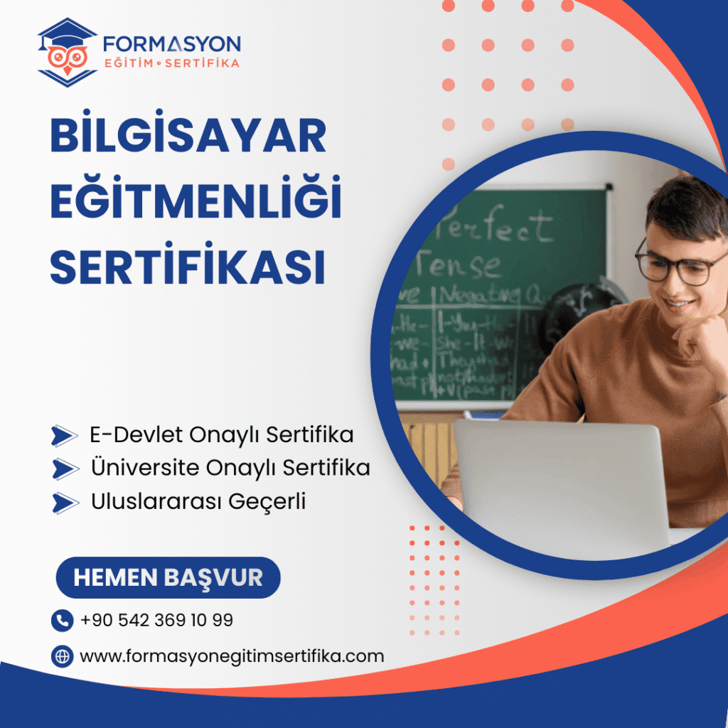 Bilgisayar Eğitmenliği Sertifikası programı