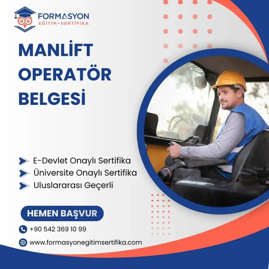 Manlift Operatör Belgesi programı