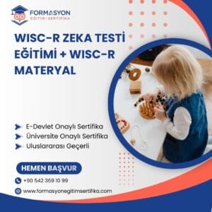 WISC-R Zeka Testi Eğitimi + WISC-R Materyal